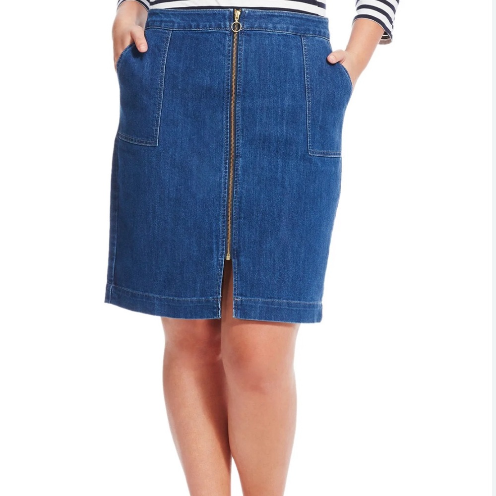 Style & Co. Indigo Denim Pencil Skirt